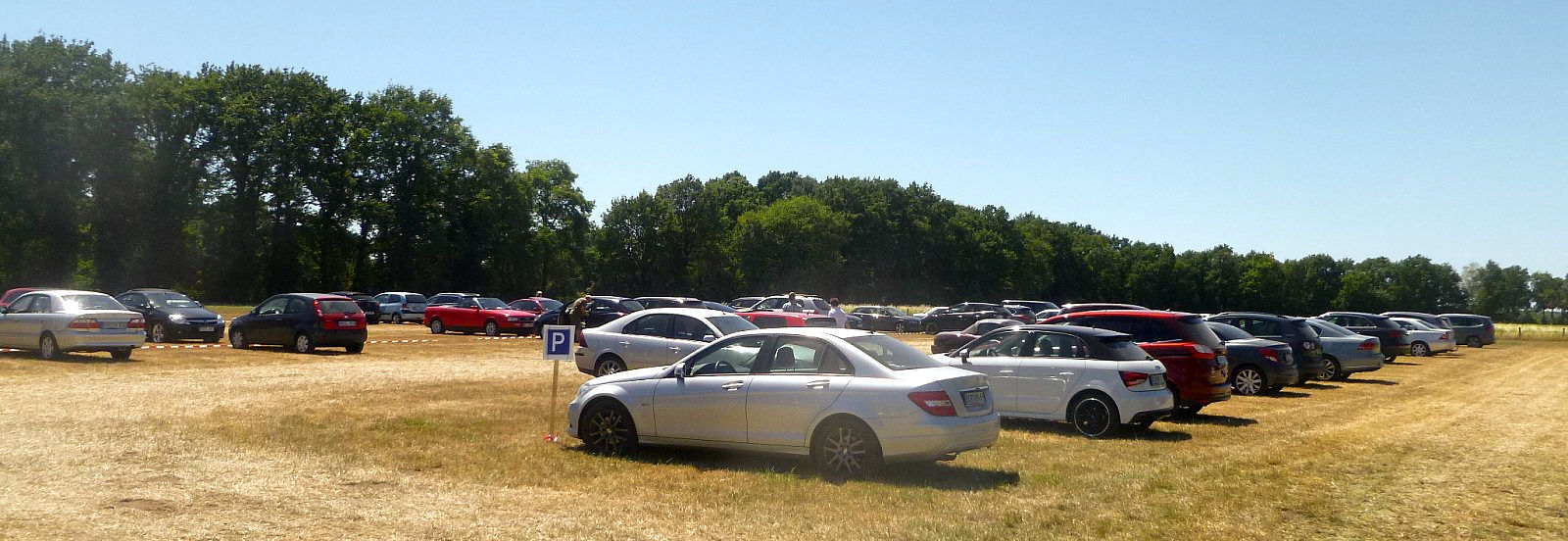 Oldtimertag 2018 Besucherparkplatz